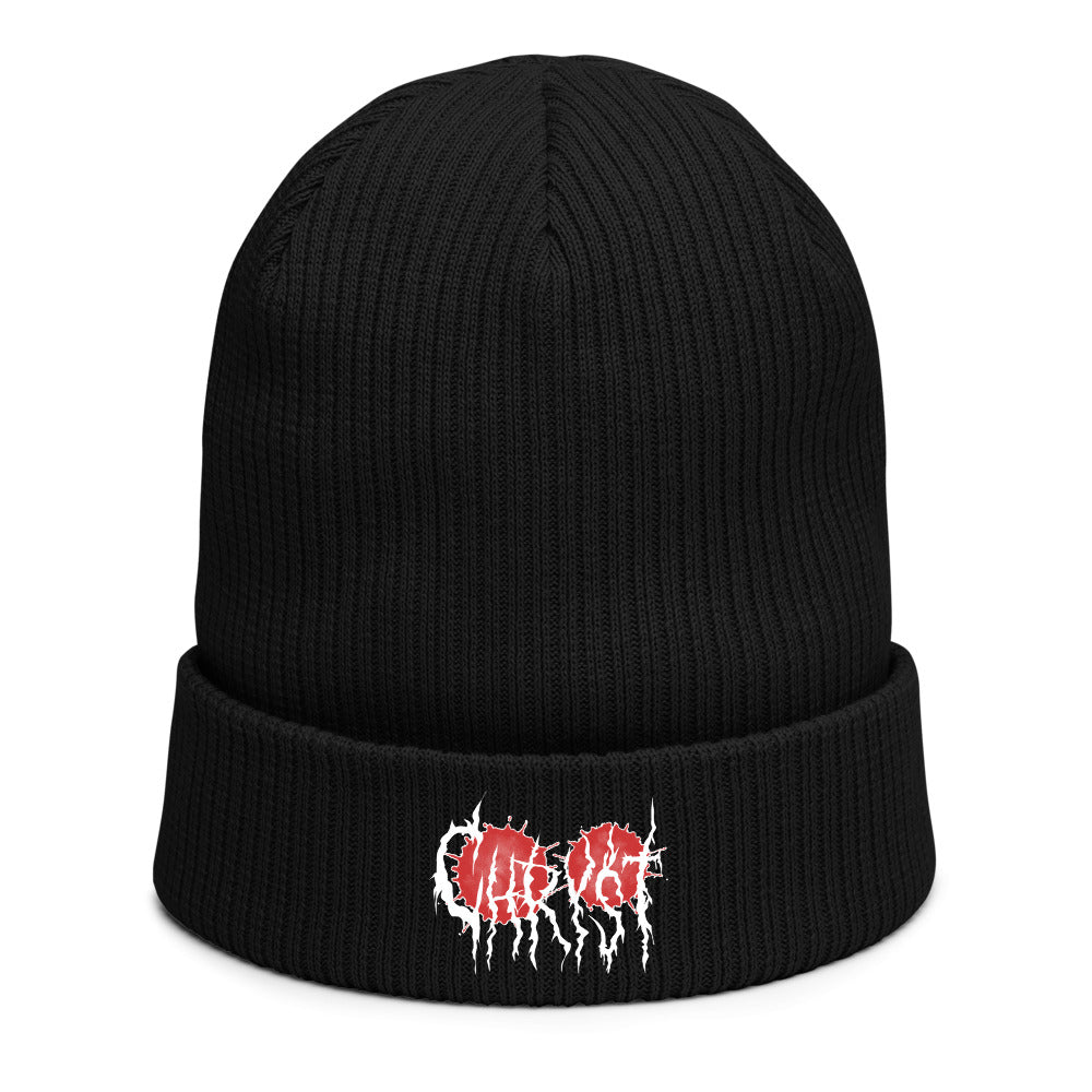 Organic ribbed beanie