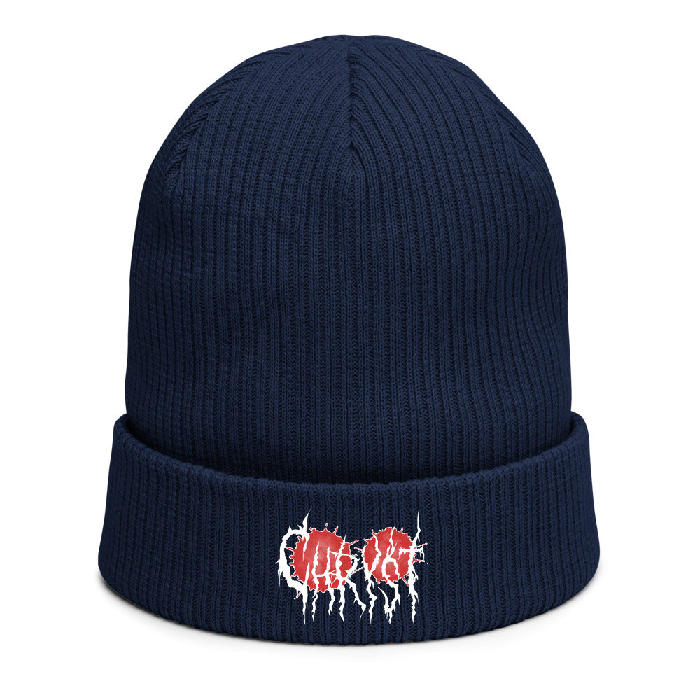 Organic ribbed beanie