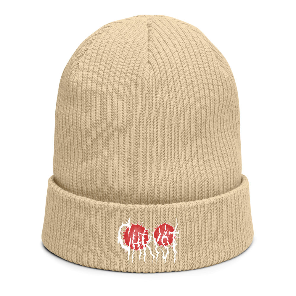 Organic ribbed beanie