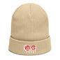 Organic ribbed beanie