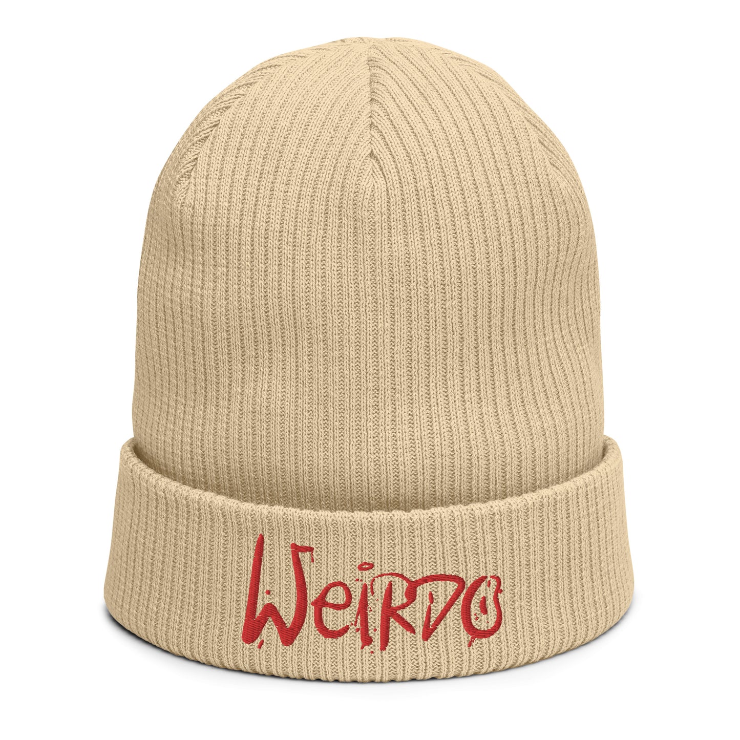 Organic ribbed beanie