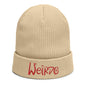 Organic ribbed beanie