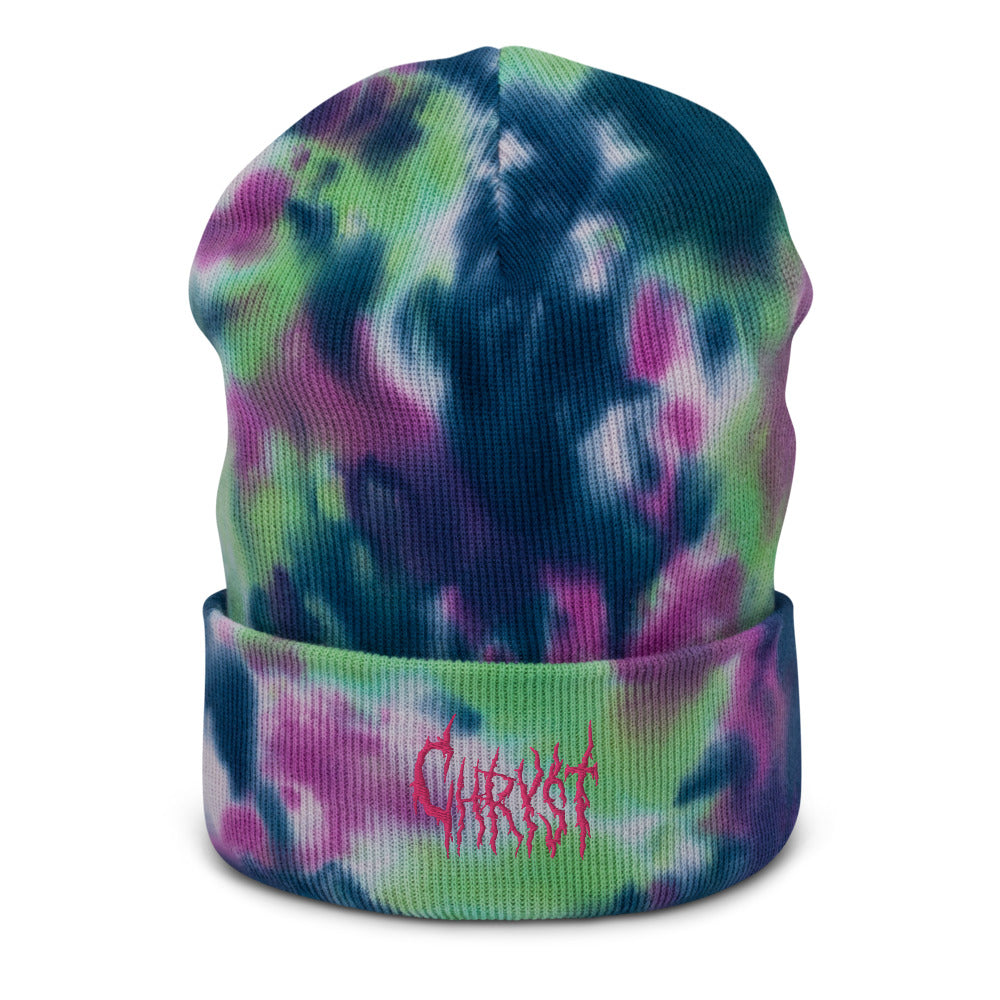 Tie-dye beanie