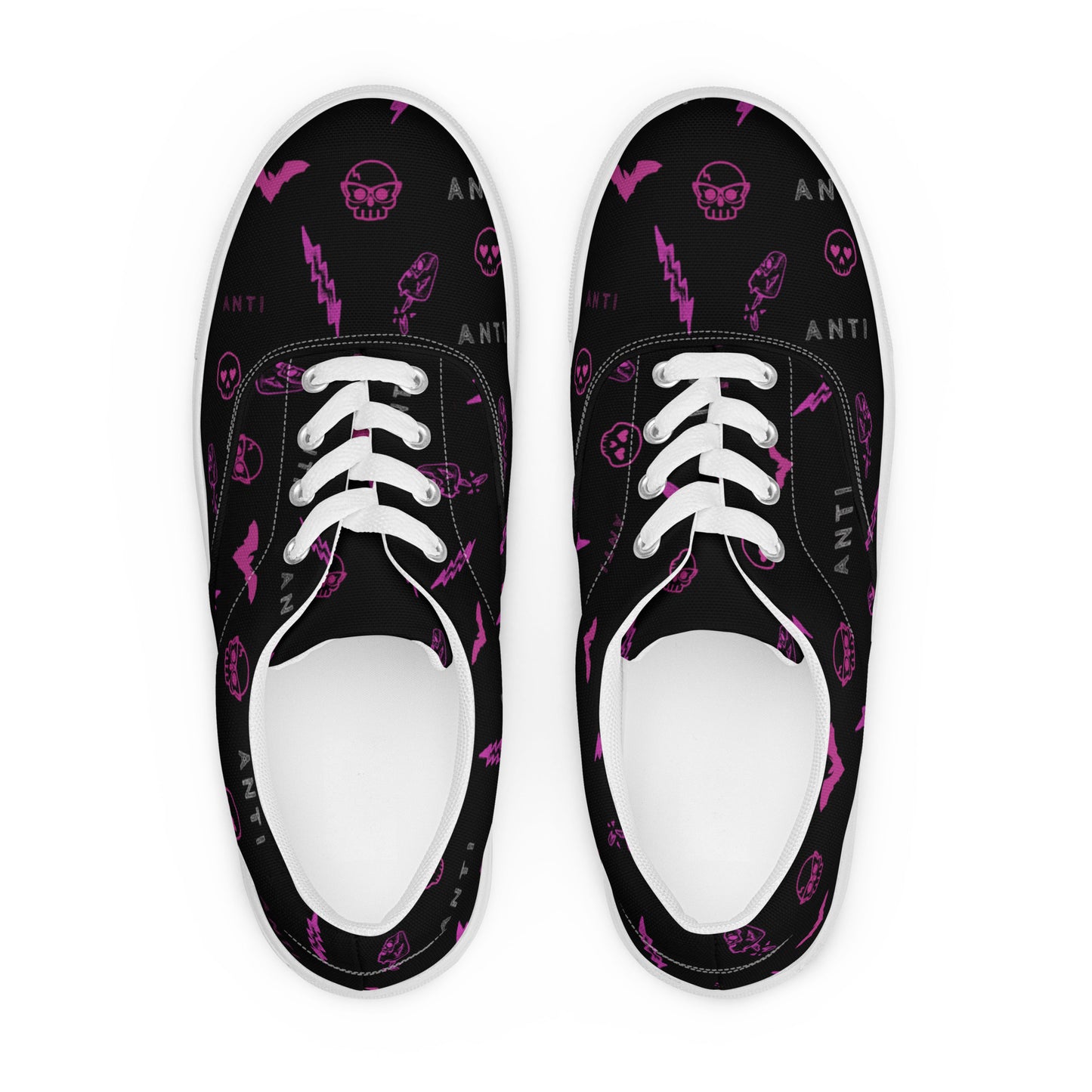 Women’s lace-up canvas shoes